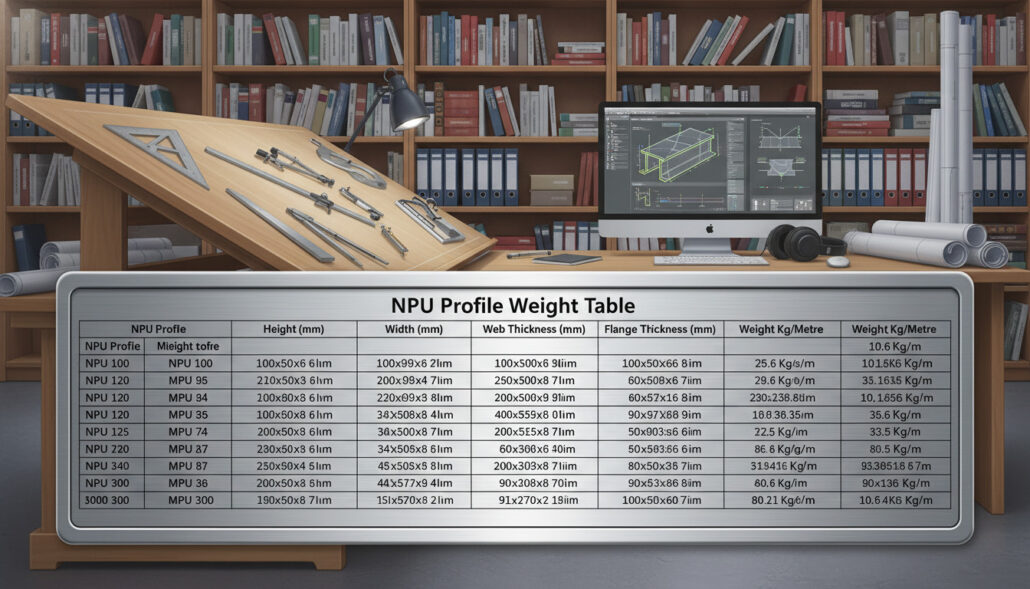 NPU Profil Ağırlık Tablosu Örneği NPU Profil Ağırlık Tablosu Örneği